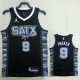22/23 SA Spurs PARKER #9 Black Top Quality Hot Pressing NBA Jersey (Trapeze Edition)