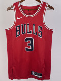 22/23 BULLS WADE #3 Red Top Quality Hot Pressing NBA Jersey