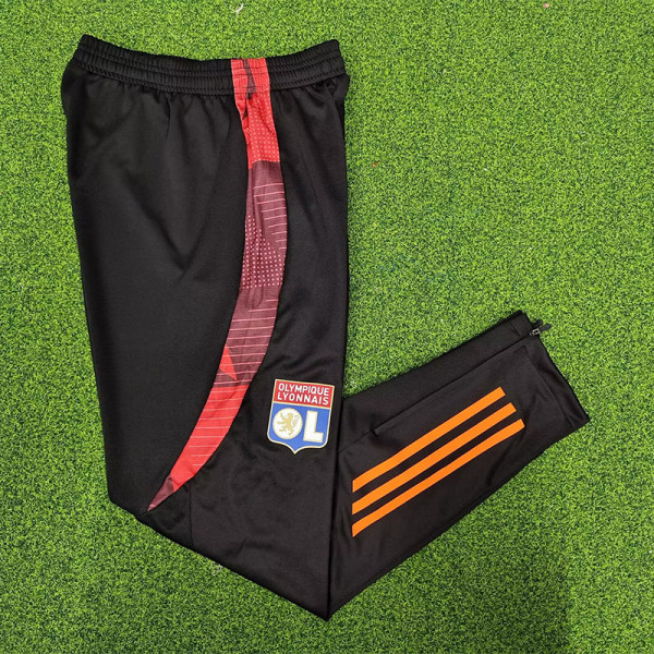 24/25 Lyon Black  Training Long Pants (Have Pocket)