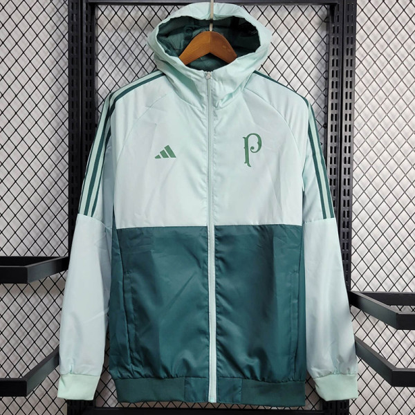 24/25 Palmeiras Green Hooded Windbreaker