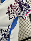 2023 Spain Purple Blue White Fans Soccer Jersey 一星