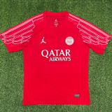 25/26 PSG Jordan  Red Edition  Fans Soccer Jersey