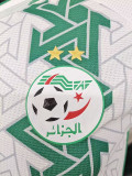 2024 Algeria White Special Edition Player Version Soccer Jersey
