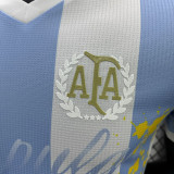 25/26  Messi Argentina Messi Graffiti Edition  Player Version Soccer Jersey