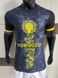 25/26 Morocco Black Player Version Soccer Jersey
