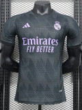 24/25 RMA Grey Black Special Edition Player Version Soccer Jersey