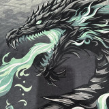 25/26 RMA Dragon Pattern White Black  Player Version Training Shirts（圆领）