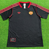 25/26 Man Utd Retro Editio Black Player Version Soccer Jersey