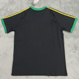 24/25 Jamaica Black Casual Edition Fans Soccer Jersey（肩上黄边）