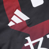 24/25 Man Utd Red Blue Black Puzzle Half Pull Tracksuit  (半拉链)