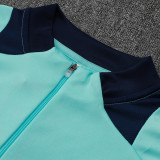 24/25 Man Utd Light Green Half Pull Tracksuit  (半拉链)