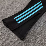 24/25 Argentina Black  Kids  Half Pull Tracksuit  (童装)(半拉链)