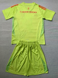 24/25 Bayern Green Goalkeeper Kids Soccer Jersey