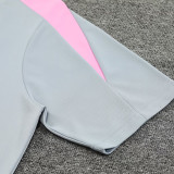 24/25 PSG Grey Pink Shoulder Training Short Suit(粉肩)