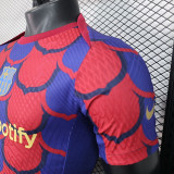2024 BAR Royal Red Blue Special Edition Player Version Soccer Jersey