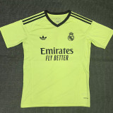 24/25 RMA Yellow Goalkeeper  Fans Soccer Jersey