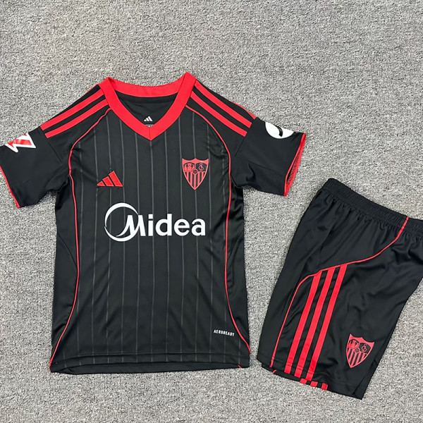 25/26 Sevilla Third Kids  Soccer Jersey