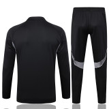 25/26 Germany Black Kids Half Pull Tracksuit #E25149 (童装四星\半拉链)