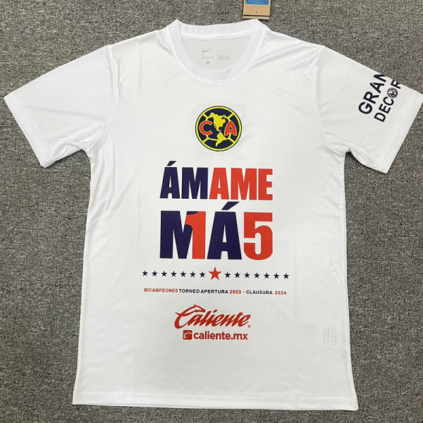 2024 Club America White casual version Short sleeve