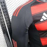 25/26 Flamengo Home  Long Sleeve Player Version Soccer Jersey