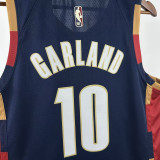 25/26 Cavaliers GA RL AND #10 Royal Blue Top Quality Hot Pressing Retro NBA Jersey