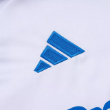 25/26  RMA White &Blue Half Pull Tracksuit #B2568(半拉链)