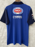 2025 Yamaha Blue Polo  Racing Suit (翻领)