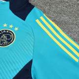 24/25 Ajax Sky Blue Half Pull Tracksuit  (半拉链)