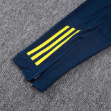 25/26 Boca Yellow Half Pull Tracksuit #B25109 (半拉链)