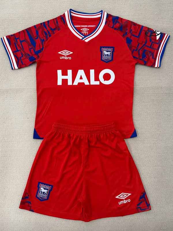 25/26 Ipswich Away Kids Soccer Jersey