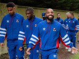 24/25  Lyon Royal Blue Retro Sports suit