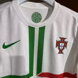 2012 Portugal Away Player Version Long Sleeve Retro Soccer Jersey (长袖球员)