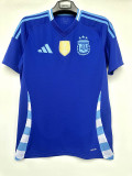 24/25 Argentina Away  Fans Soccer Jersey（V领）