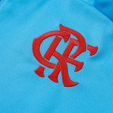 25/26  Flamengo Sky Blue Jacket Tracksuit #A842