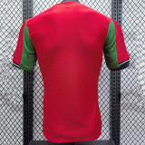 25/26 Portugal Women Home   Player Version   Men's Edition Soccer Jersey