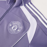 25/26 Man Utd Purple Jacket Tracksuit#07
