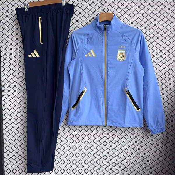26/27 Argentina Sky Blue Windbreaker Tracksuit
