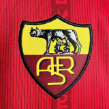 1999/2000 Roma Home Long Sleeve  Retro Soccer Jersey