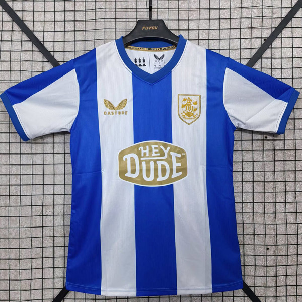 25/26 Huddersfield Home Fans Soccer Jersey