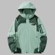 25/26 New THE NORTH FACE Light Green Hooded Waterproof assault suit