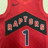 22/23 Raptors McGRADY #1 Red Top Quality Hot Pressing NBA Jersey