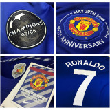2008/2009 Man Utd Third Player Version Retro Soccer Jersey球员