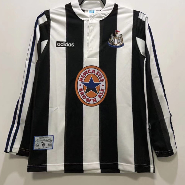 1995/1997 Newcastle Home Long Sleeve Retro Soccer Jersey (长袖)