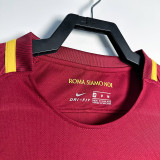2017/2018 Roma Away Long Sleeve Retro Soccer Jersey