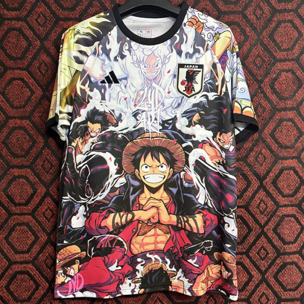 24/25 Japan One Piece Goes to Battle Luffy Fans  Soccer Jersey