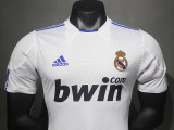 2010/2011 RMA Home Player Version Retro Soccer Jersey