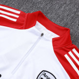 25/26 ARS White Half Pull Tracksuit #B25115(半拉链)