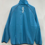 25/26 Napoli Sky Blue Embroidery Retro windbreaker