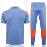 24/25 Cruzeiro Grey Polo Collar Pants Set(C1121)
