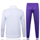 25/26 RMA White  Retro Edition Jacket Tracksuit#A2532(白领）